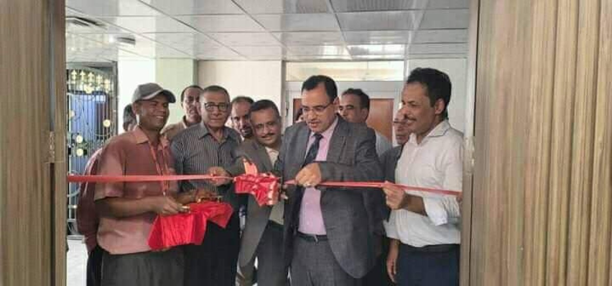 Minister Al-Socotra inaugurates a number of infrastructure, rehabilitation and furnishing projects at the Ministry’s General Office in Al-Aqsa