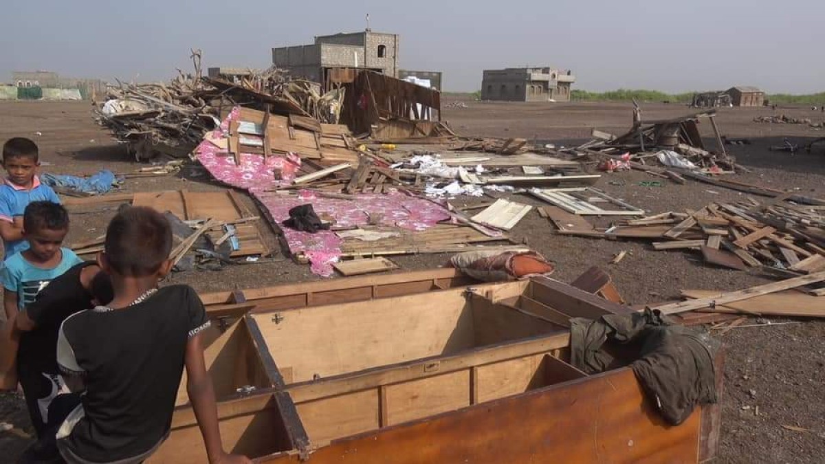 3 deaths and dozens of homes demolished.. Al-Muharrami assigns a team to inspect a district afflicted by rain and winds in the morning