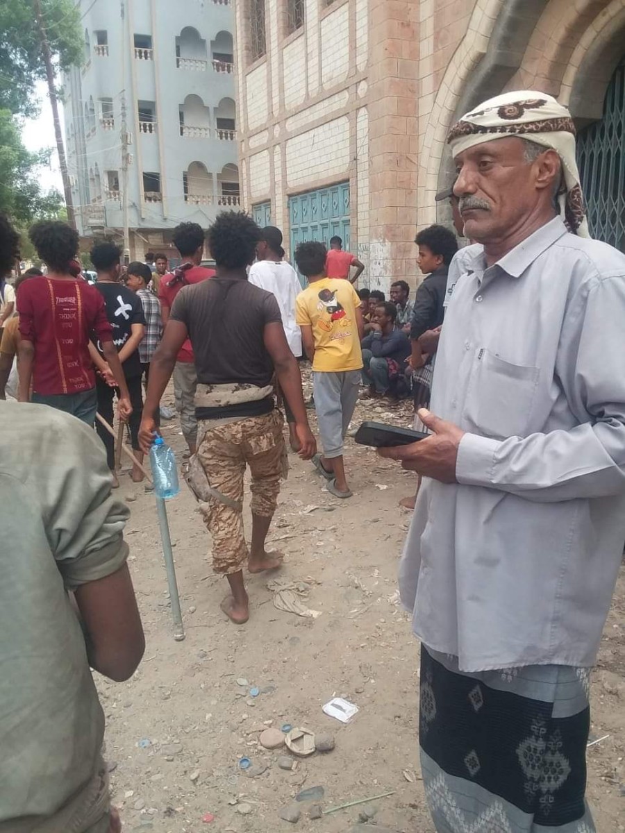 Angry protests by illegal African immigrants in Aden