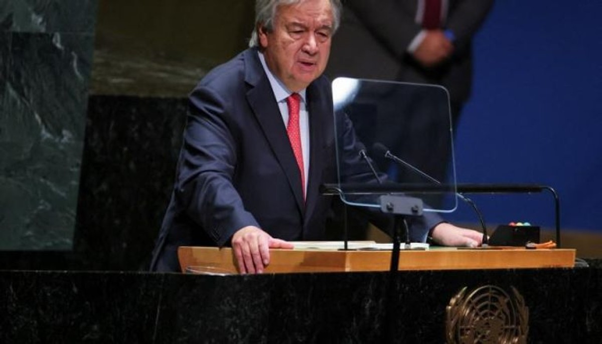 United Nations General Assembly.. Guterres warns of the chaos of conflicts