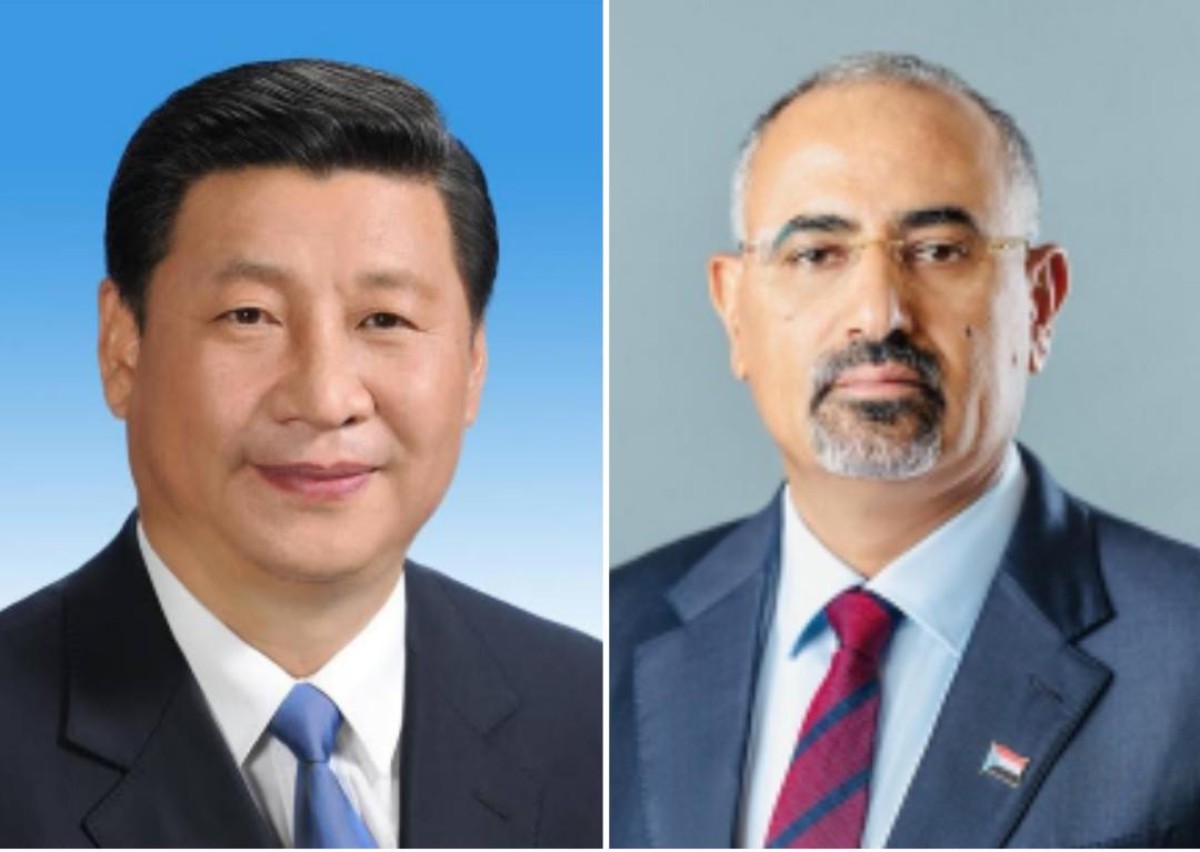 President Al-Zubaidi congratulates the Chinese President on the 74th anniversary of the founding of the Republic