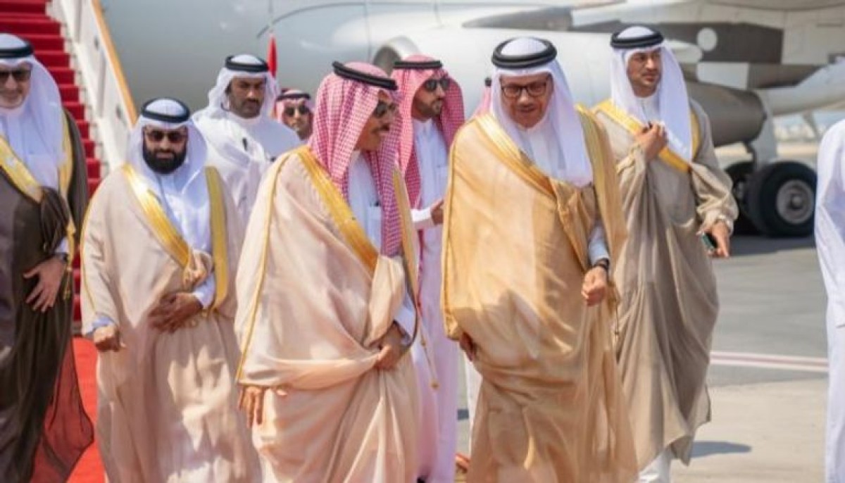 The Saudi Foreign Minister arrives in Bahrain