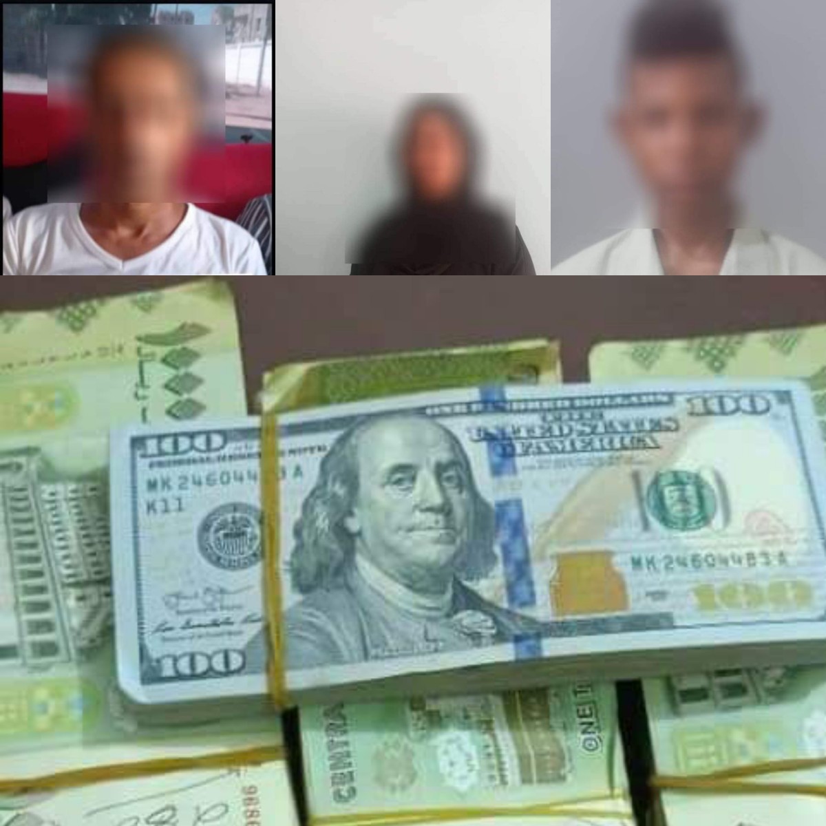 Aden.. Al-Mualla police arrest a robbery gang in possession of sums of money