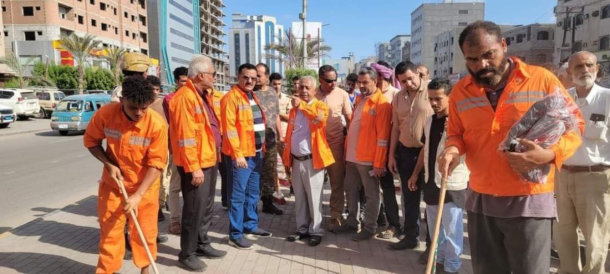 صندوق النظافة ينفذ حملة نظافة مشتركة في مديرية المنصورة