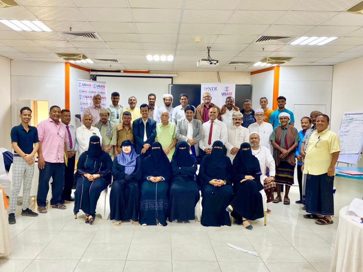 Al-Wakil Al-Jilani witnesses the conclusion of the founding workshop for the Community Peace Authority in the city of Mukalla