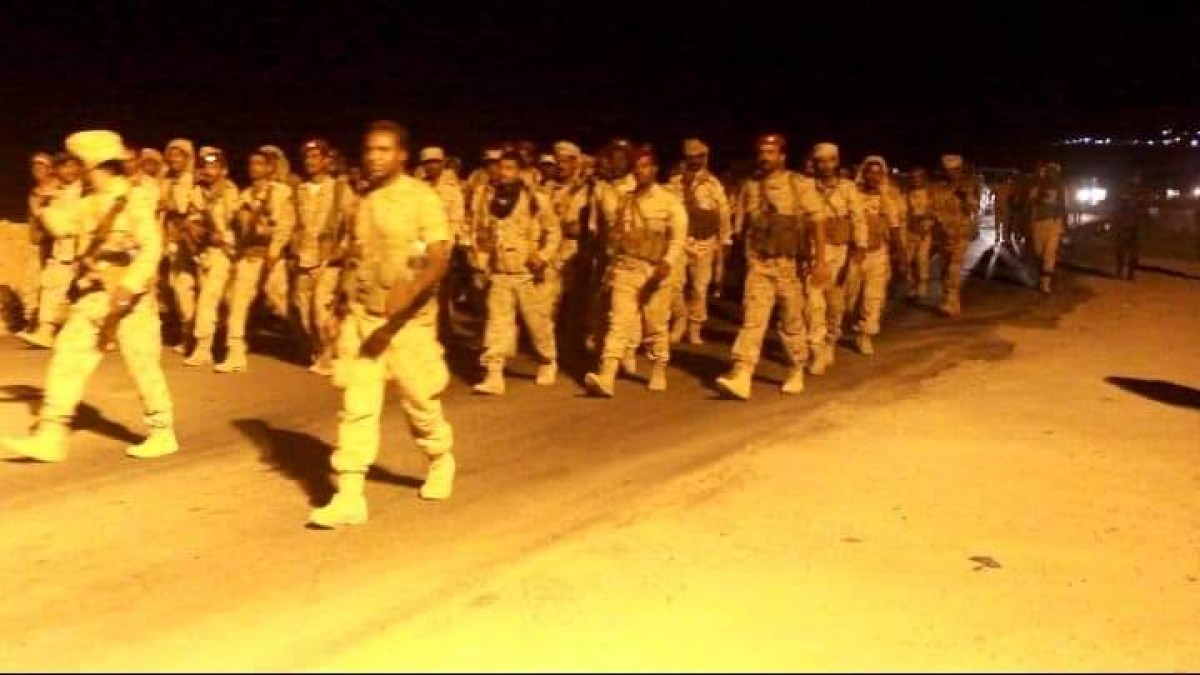 Hadhramaut.. The Oil Companies Protection Force carries out a night march in Al-Masila