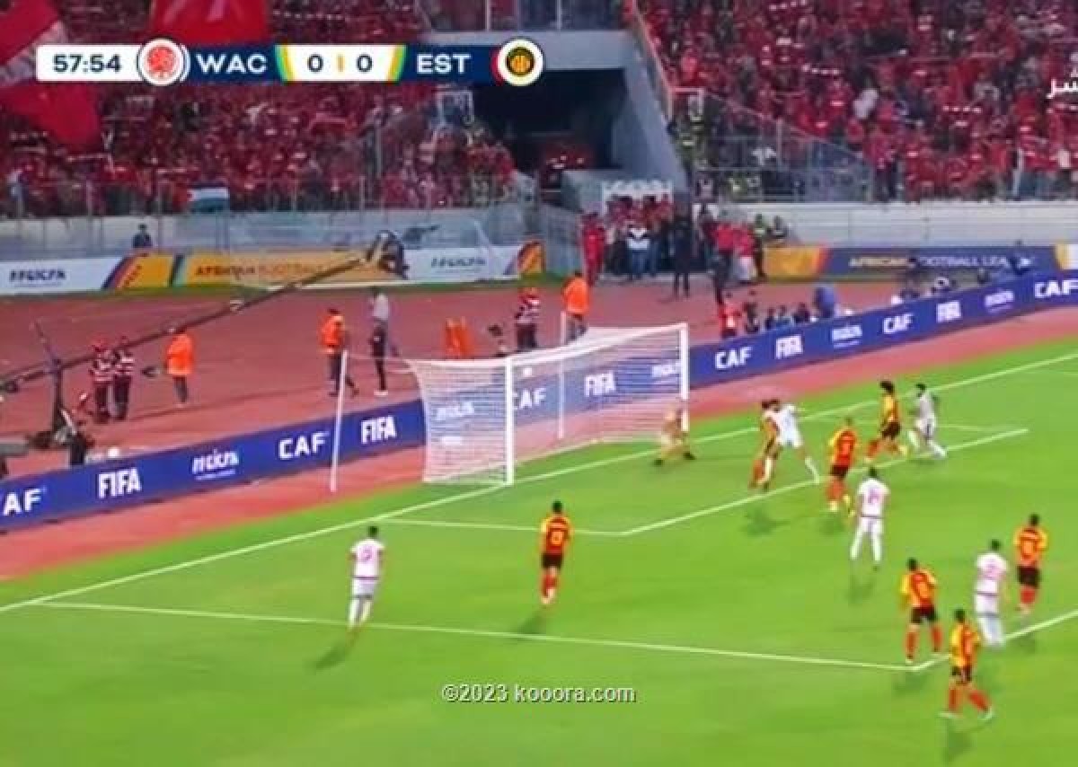 Wydad settles for a goal against Esperance and postpones the decision to the match against Rades