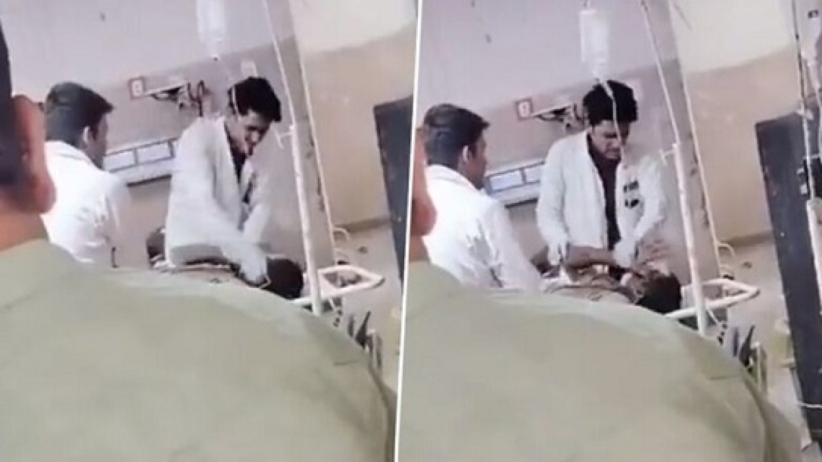 An Indian doctor beats a patient who tried to keep a dangerous secret (video)