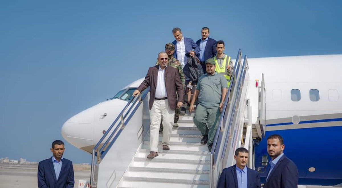 Al-Zubaidi returns to the capital, Aden, after foreign work visits