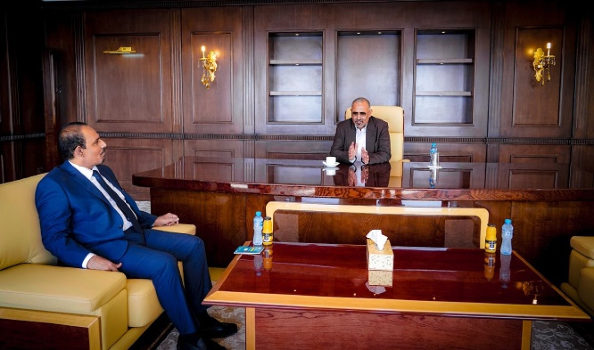 President Al-Zubaidi is briefed on the latest developments in the situation in Hadramaut Governorate