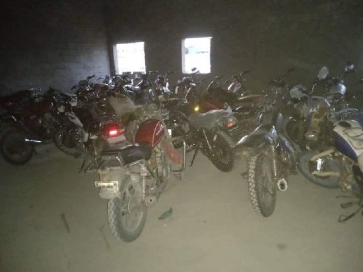 A campaign to control illegal motorcycles in Mukalla