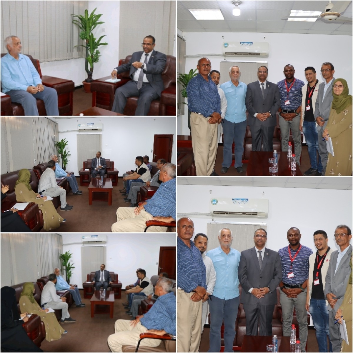 Minister Al-Zaouri meets the country director of Save the Children in the capital, Aden