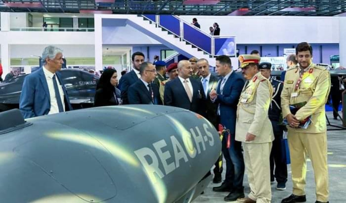 Tarek Saleh and the Ministers of Defense and Industry participate in the opening of the Dubai Air Show