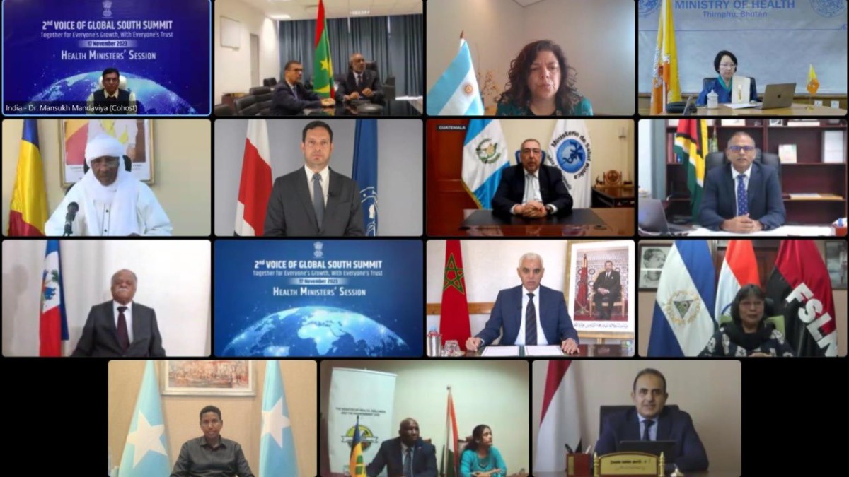 Yemen participates in the second Voice of the Global South summit, hosted by India