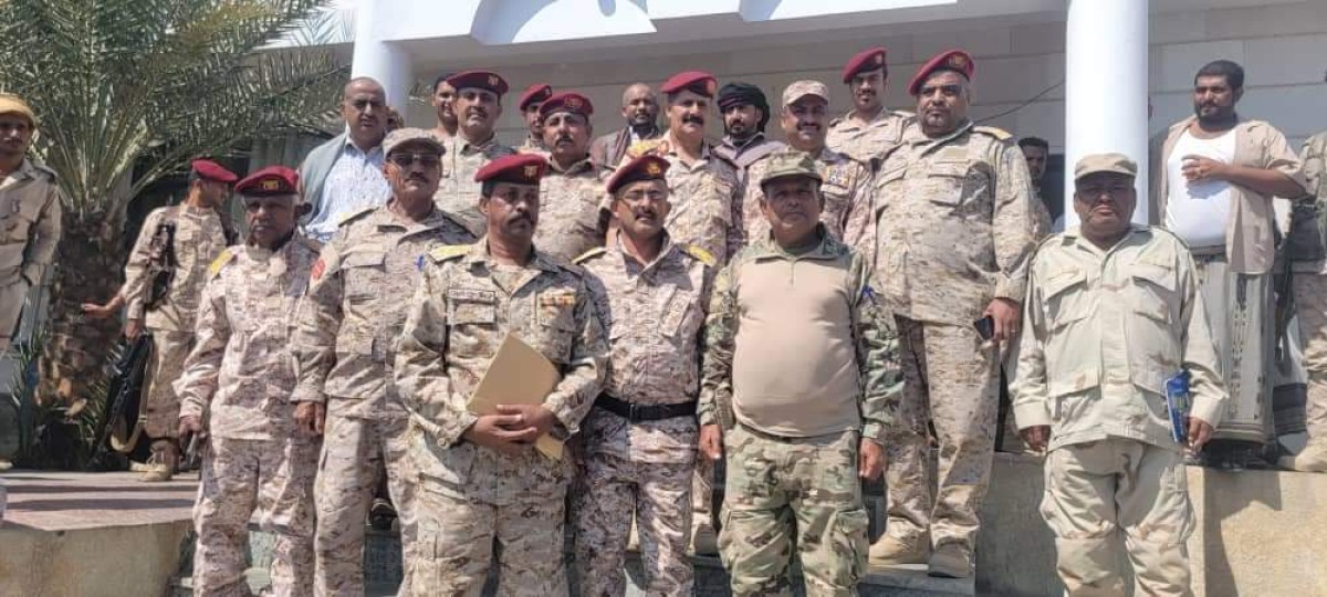 Conducting a receiving and handing over role for the command of the 2nd Coastal Defense Brigade in Mukalla