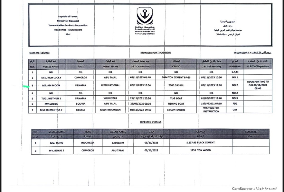 The son of a former president, the real owner of the shipment of adulterated diesel that was received by the tanks of the Aden refineries - details and documents