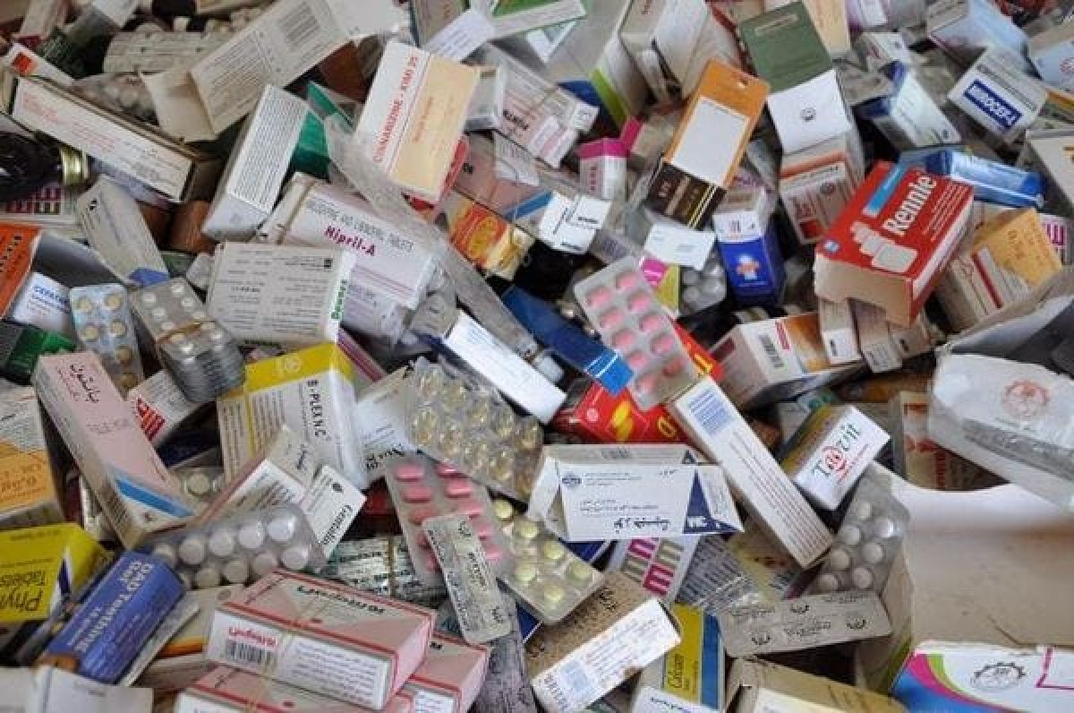 Destruction of a quantity of smuggled medicines in Aden