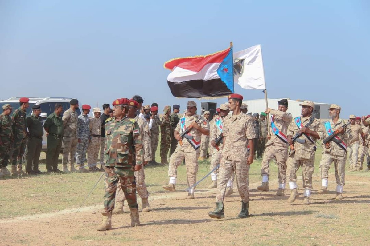 Al-Thaqli and Al-Jaadi witness a solemn military parade in Socotra