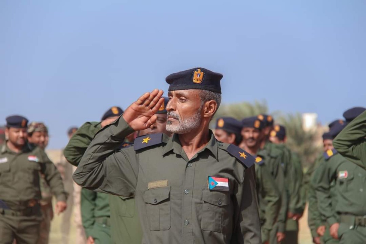 Al-Thaqli and Al-Jaadi witness a solemn military parade in Socotra