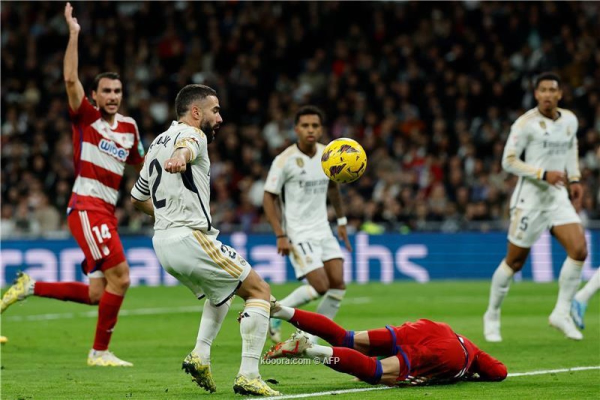 Real Madrid jumps to the top of La Liga with a brace in Granada