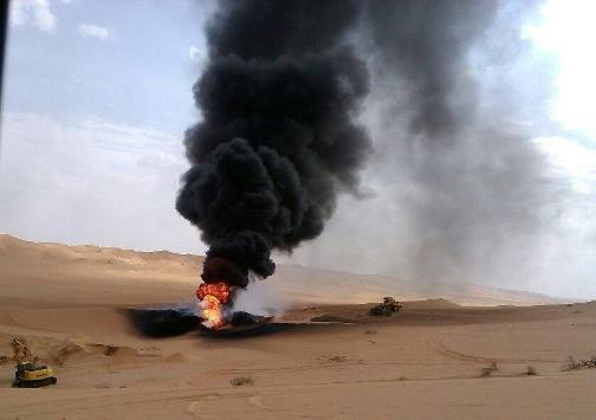 A source at the Ministry of Oil explains the truth about the bombing of the crude oil pipeline in Shabwa