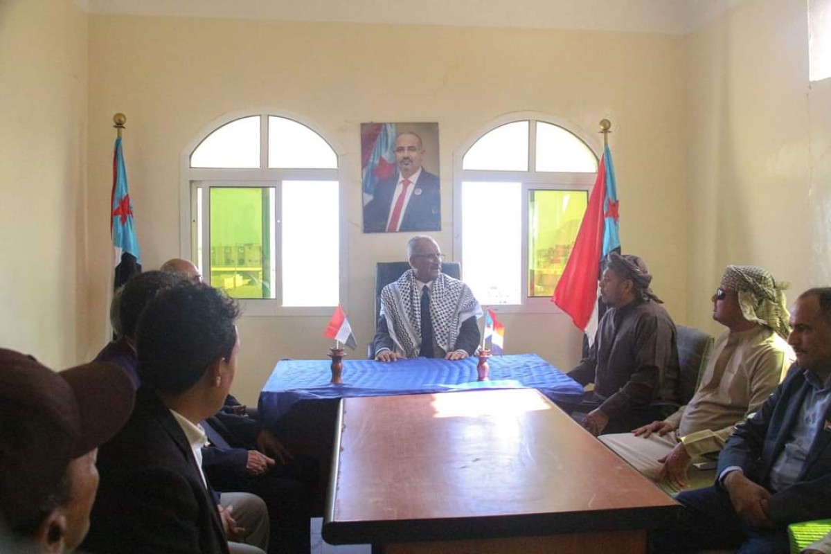 Al-Thaqali and Al-Jaadi inaugurate the new building of the local leadership of the Transitional Council in Socotra