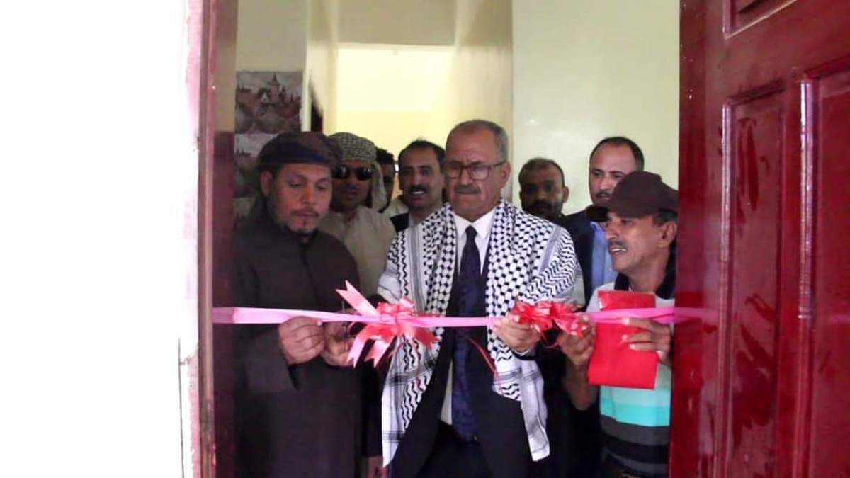 Al-Thaqali and Al-Jaadi inaugurate the new building of the local leadership of the Transitional Council in Socotra