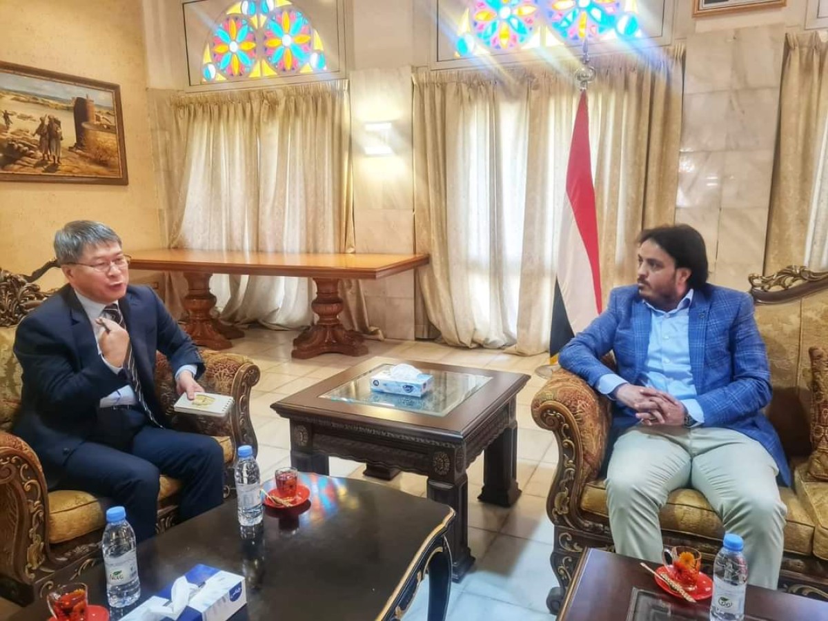 Electricity discusses with the Korean ambassador the acceleration of the project to establish a gas facility to feed Aden’s electricity