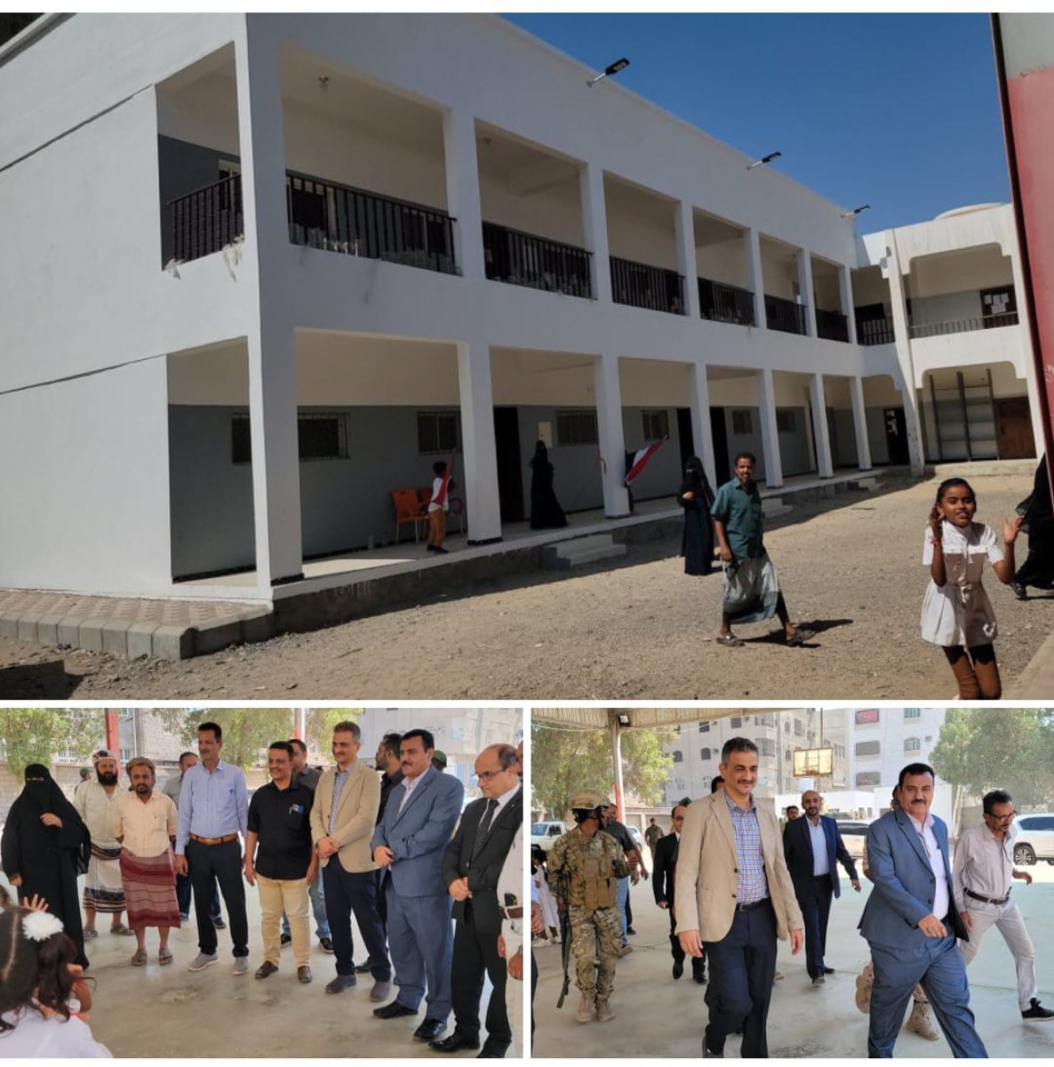 Lamlas inaugurates and inspects a number of educational and cultural projects in Mansoura District