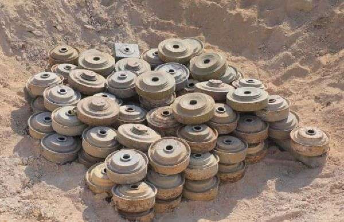 733 mines and unexploded ordnance were recovered in Yemen within a week