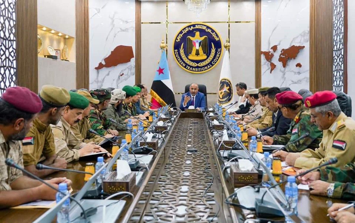 A meeting between Al-Zubaidi and the leaders of Abyan directly approves the lifting of security and military collection points from the governorate line*