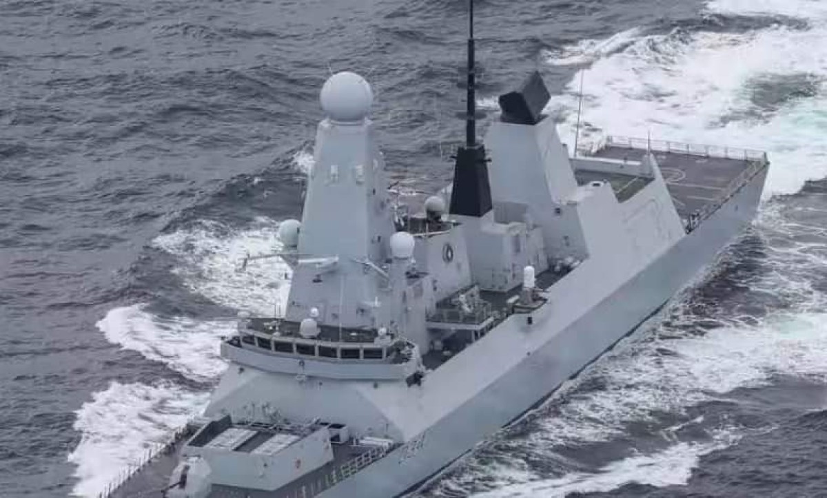 A British destroyer shoots down a suspected attack drone targeting shipping in the Red Sea