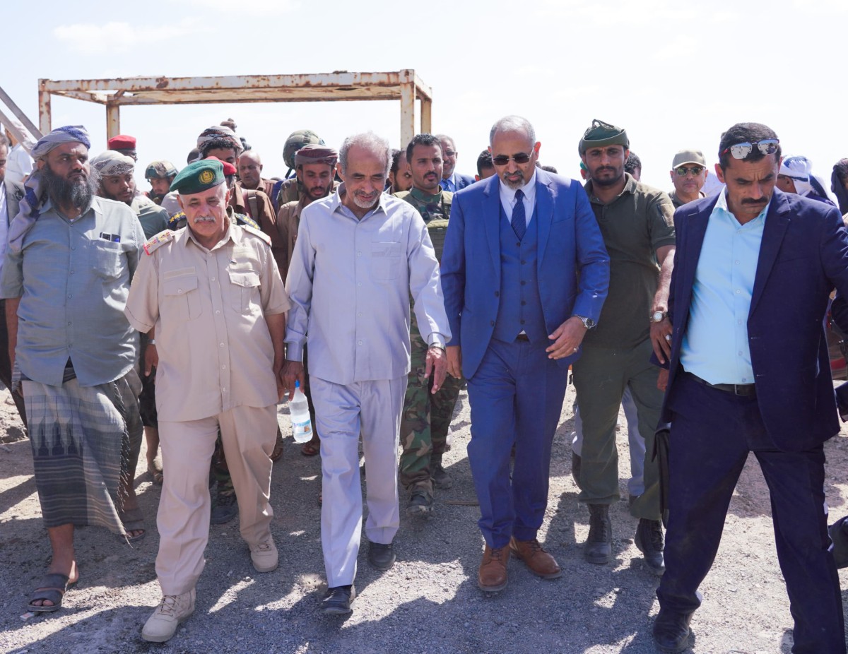 Al-Zubaidi inspects Mayon Island and Bab al-Mandab in light of Houthi threats to maritime navigation