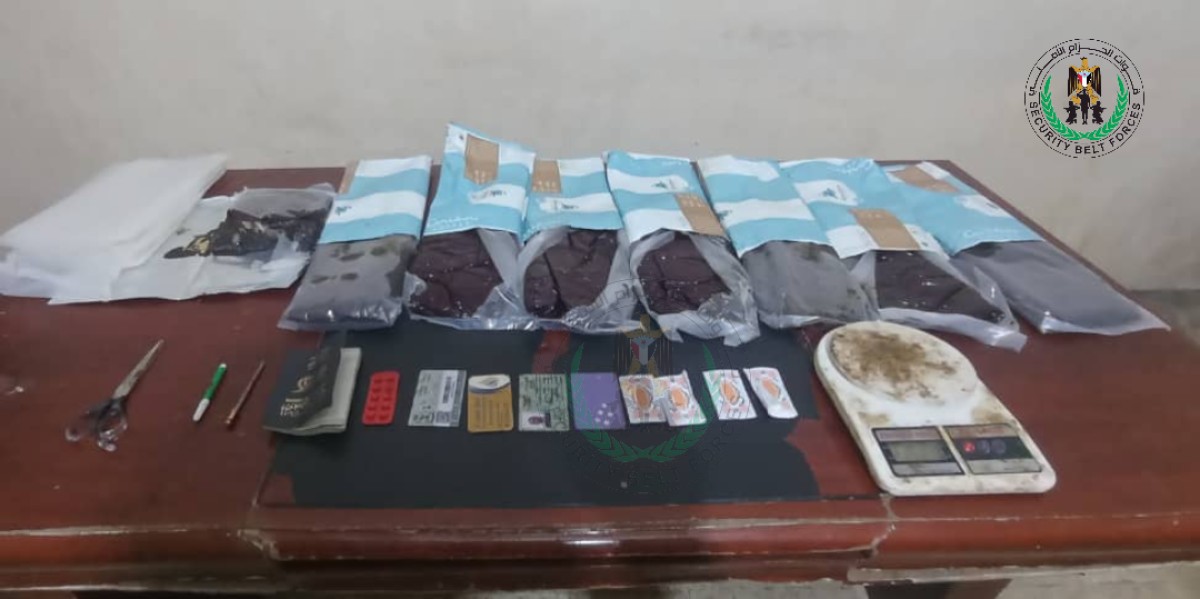 Two dealers were arrested in possession of more than 7 kilograms of cannabis in the capital, Aden