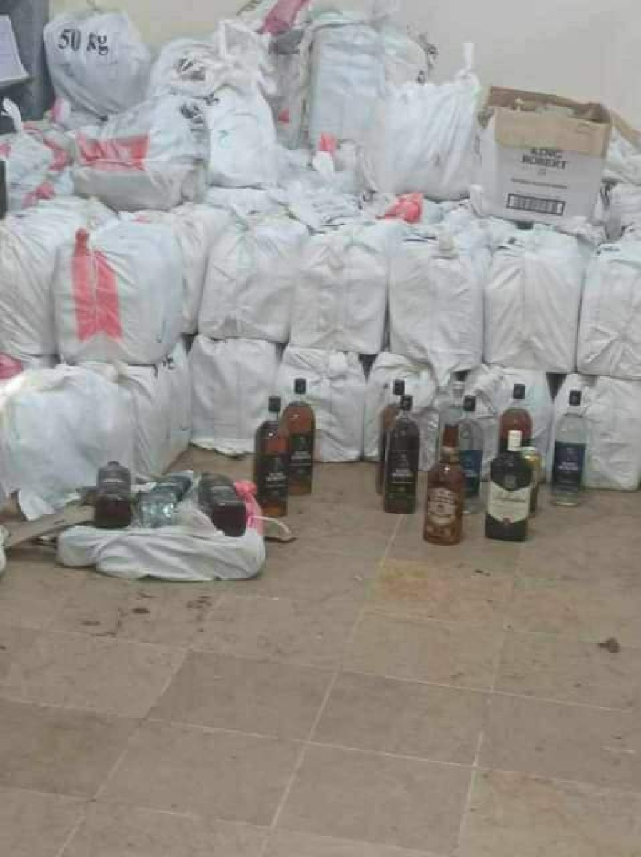 In pictures: Large quantities of liquor seized in Aden