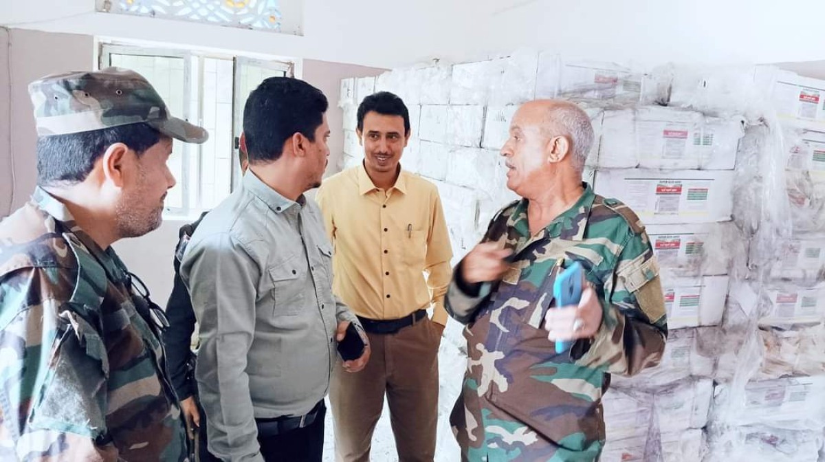 Al-Shaab City Police seized a large quantity of prohibited and smuggled materials in Bir Ahmed