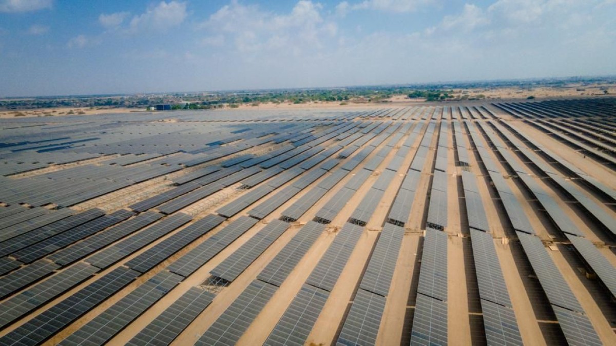 A supervisory team in the “Al-Mahrami” office reviews the work of the final stage in the solar energy station in Aden