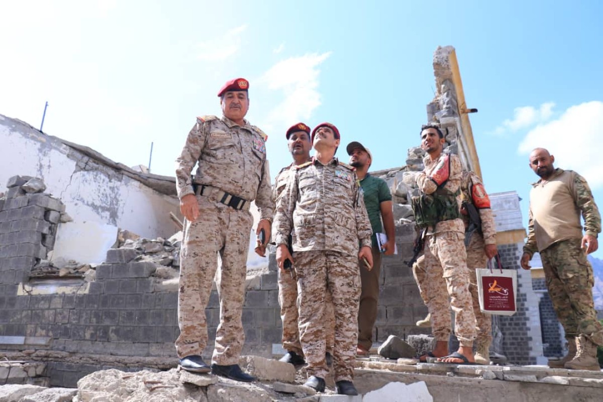 A ministerial committee evaluates the extent of damage to the Military Museum in Aden