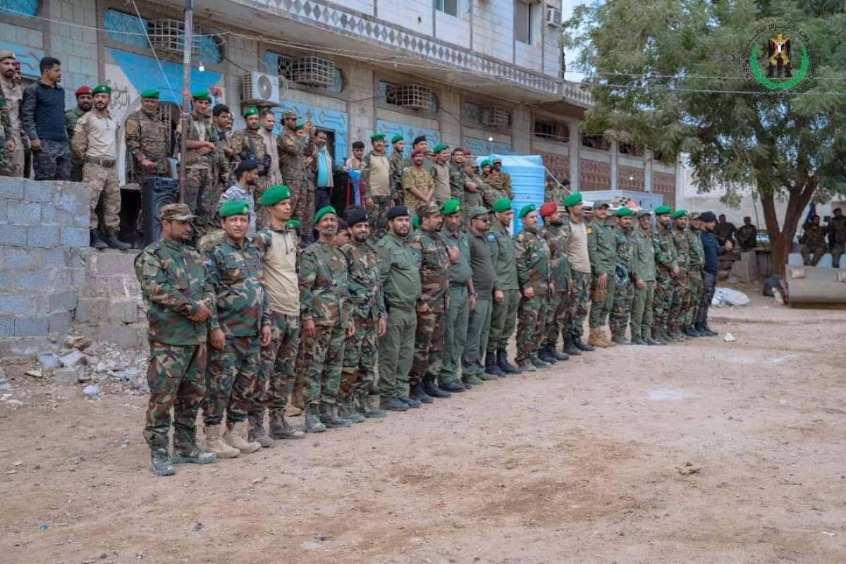 The ring belt of the capital, Aden, inaugurates the combat and moral year 2024 with a military parade of symbolic companies