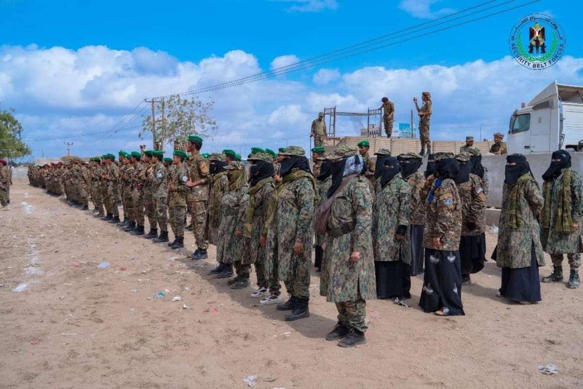 The ring belt of the capital, Aden, inaugurates the combat and moral year 2024 with a military parade of symbolic companies