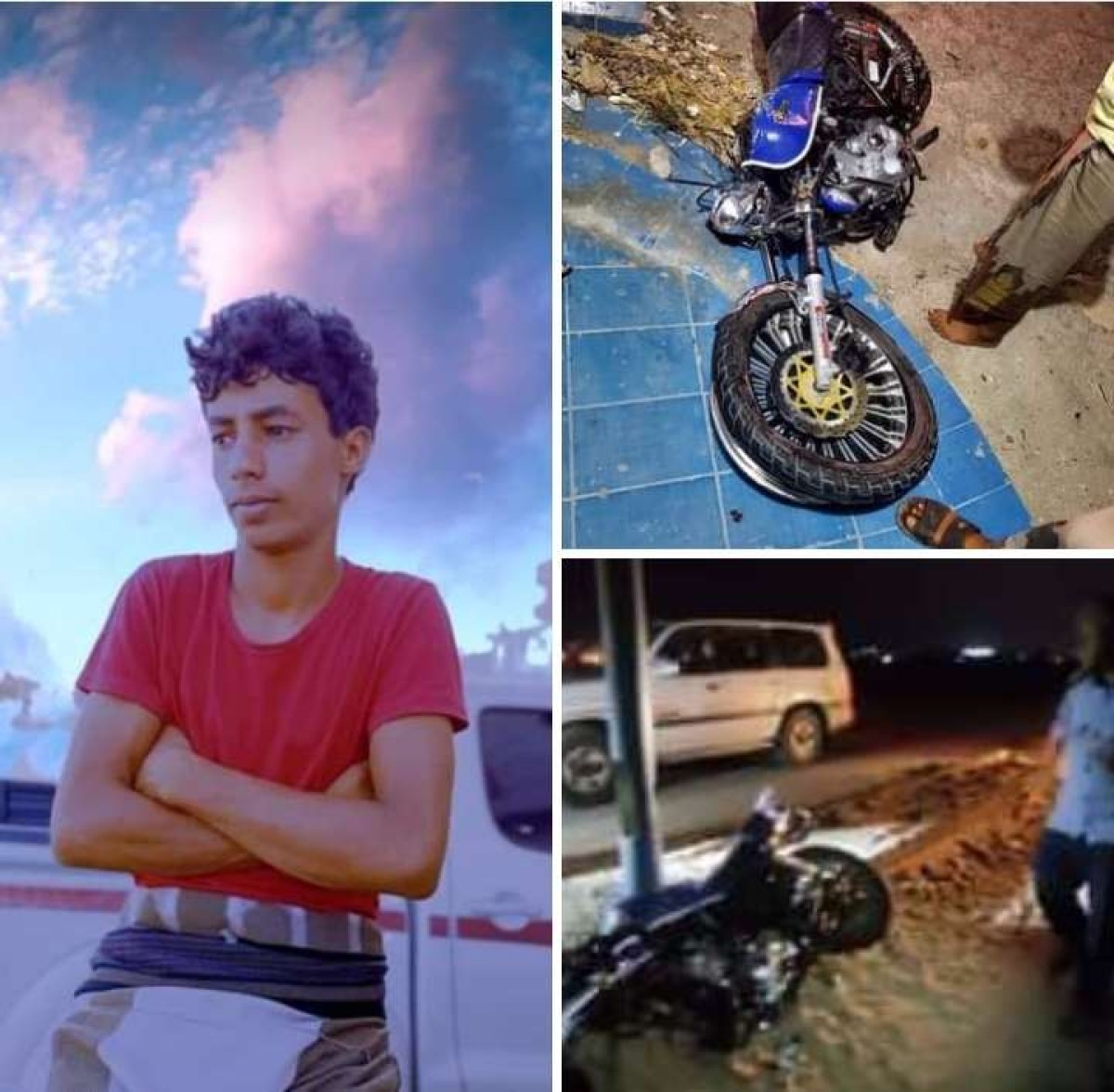 A motorcycle accident kills the son of Popular Resistance leader Radum Shabwa