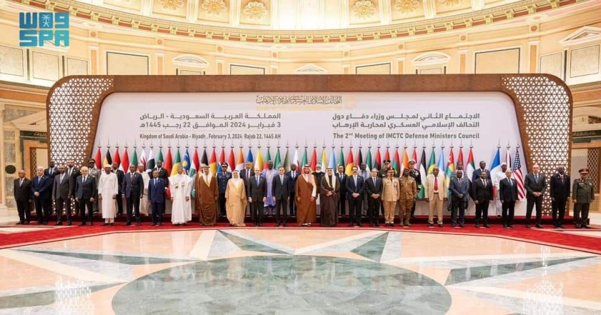 The Minister of Defense participates in the meeting of the Council of Defense Ministers of the Islamic Military Coalition to Combat Terrorism