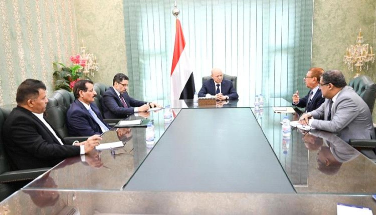 Al-Alimi meets with the leadership of the judiciary