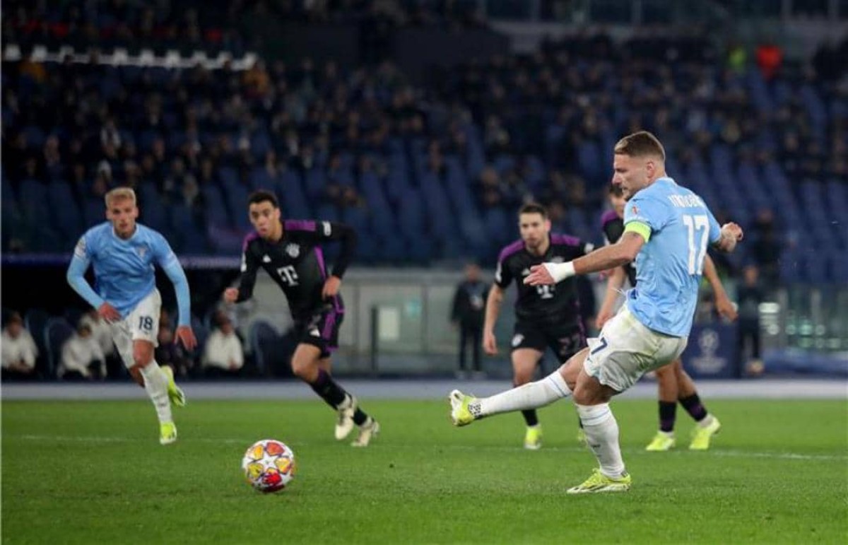 Lazio deepens Bayern's wounds with a valuable victory in the first leg of the European Champions League round of 16