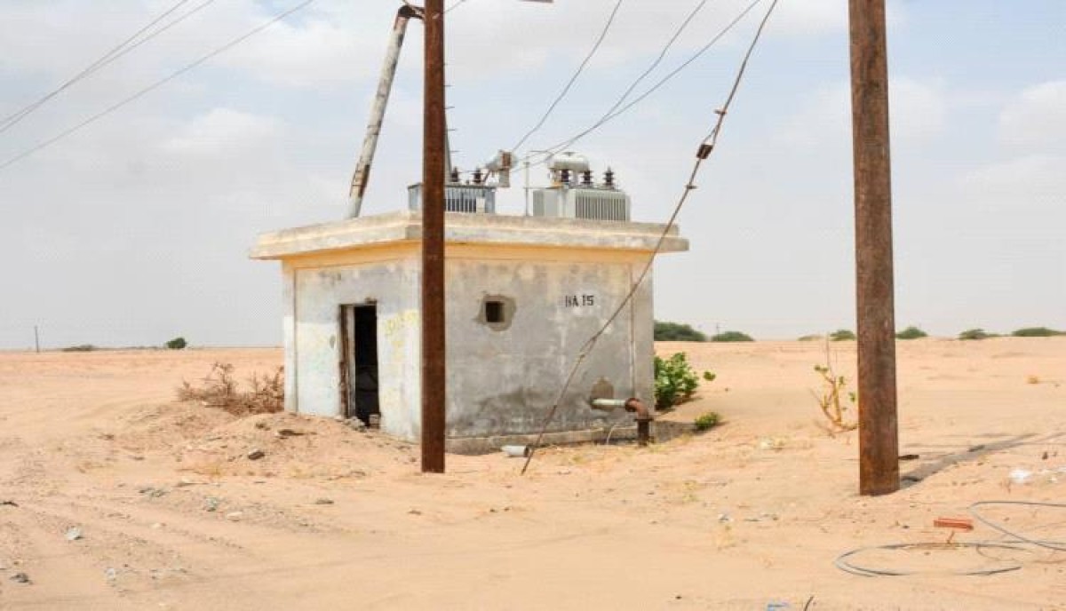 A malfunction stops water supply in the Bir Ahmed field in Aden