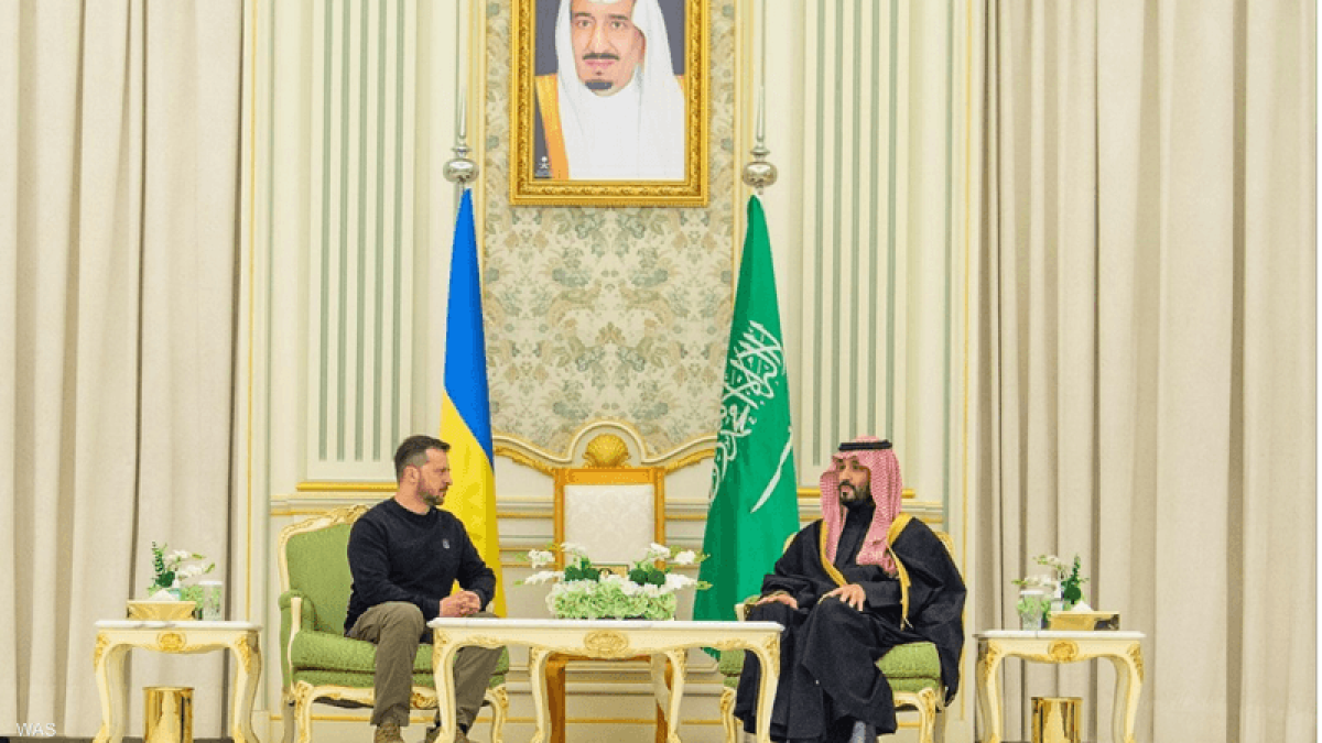 The Saudi Crown Prince receives Zelensky in Riyadh