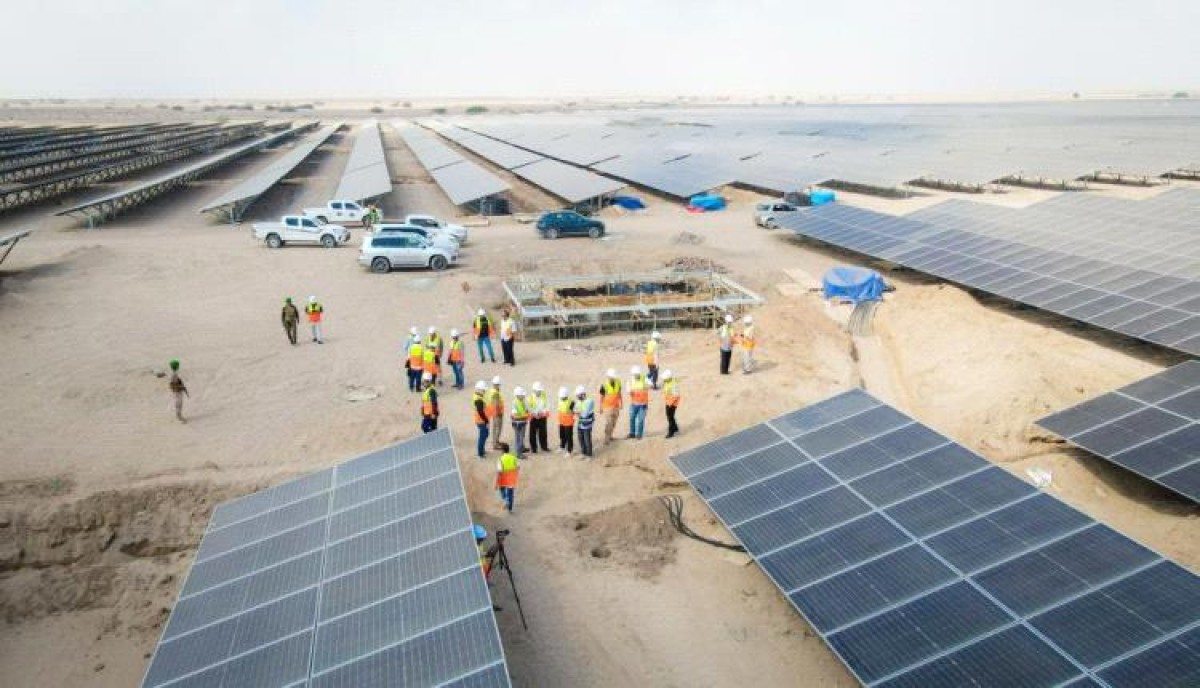 Find out when the trial operation of the solar power station in Aden will take place