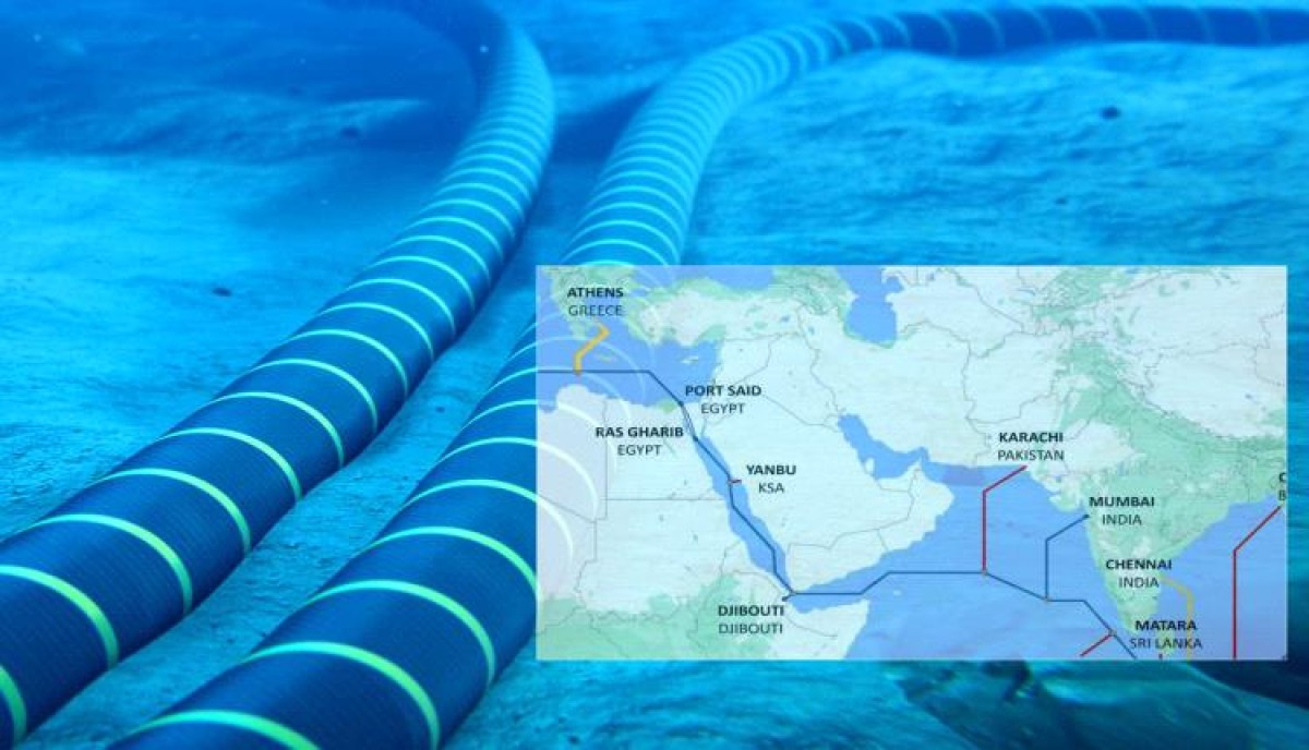 Revealing the scenes of cutting communications cables in the Red Sea