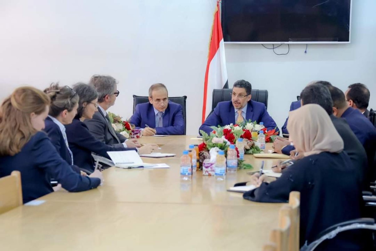 Bin Mubarak discusses with the head of the European Union delegation and the ambassadors of France and the Netherlands the repercussions of the attacks on the shipping line