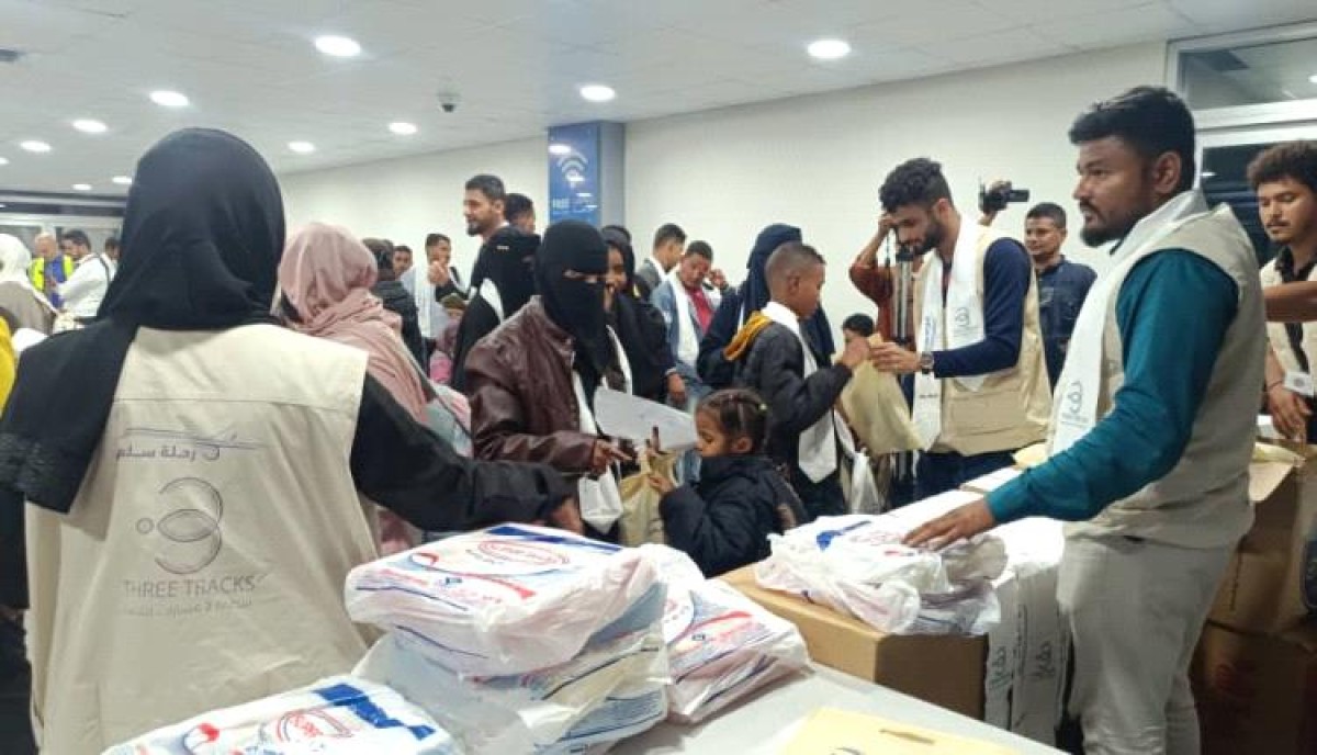 200 people stranded in Sudan arrive at Aden International Airport